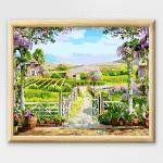 Adult Paint By Numbers With Frame - Vast Vineyards