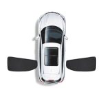 Car Side Window Sunshade For Jeep Cherokee Kl 2014-2020 Front Rear Windows Shades Privacy Curtains Block Uv Sun Protection Black