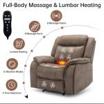 8-POINT Full-body Massage Recliner With Lumbar Heat & 3 Vibration Modes