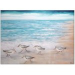 Seagulls On The Beach Wall Art Canvas Painting 1200 X 900