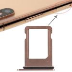 Sim Card Tray For Iphone XS Single Sim Card Gold