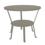 Suburban Side Table - Light Grey Ferro Tex