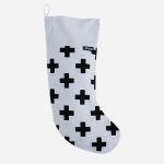 Christmas Stocking - Swiss White