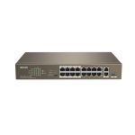 Switch 16-PORT Ether 1P Gig 8P Poe