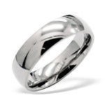 C589-C29074 - Men's Stainless Steel Band Ring - Size 8