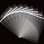 100PCS Opp Self-adhesive Bag Jewelry Bag Jewelry Bag Wedding Bag Self-adhesive Sealing Bag Multi-size Plastic Bag Food Packaging