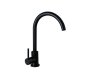 Premium Blackened Brass Kitchen Mixer + Swivel Handle
