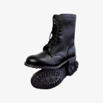 Parabellum Leather Army Boots Black
