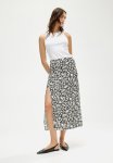Cr Pe Skirt - Black & White Floral