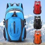 1PC Waterproof Nylon Large-capacity Backpack Portable Mountaineering Bag Suitable For Outdoor Hiking Travel Camping