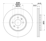 Stone Brake Disc Front – Vented BR13480
