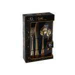 - Gold 16 Piece Cutlery Set