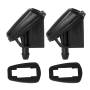 2 Pcs Front Windscreen Washer Nozzle Jet Compatible With Honda