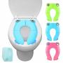 Upgraded Potty Seat Folding Travel Portable Cover Pad Toddler Kids Training Safe