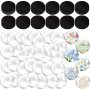 100PCS Craft Magnet Set With Adhesive Backing And Clear Glass Cabochons For Refrigerator Magnets Mixed Color Fantasy Theme