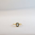 Emerald Cut - Small - Blue Topaz Medium