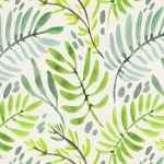 Bright Leaves Pvc Table Runner