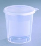 Beaker 400 Ml Pp White W. Snap Lid Not Assembled Not Graduated Pack Of 460