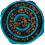 Outward Hound MINI Fun Feeder Dog Bowl – Teal