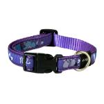 Rogz Fancy Dress Dog Collars - Scooter Medium Purple Forest