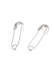 Sterling Silver Safety Pin Earrings