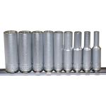 - 1 4 Drive Deep Socket Set 9 Piece - M1407