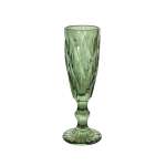 Emerald Green Champagne Flute