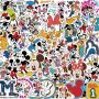 (Licensed) 50pcs Authentic Disney Sticker Mickey Mouse Donald Duck Waterproof Cartoon Decorative Sticker