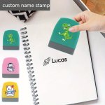 Personalized Waterproof Name Seal For Clothing - Customizable Plastic Stamp - 1000+ Times Seal - Perfect For Announcements And G