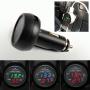 3 In 1 Universal Car Digital Voltage Meter Temperature Meter USB Charger DC12-24V Random Color