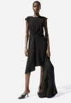 Draped Dress - Black