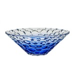 Bohemia Crystal Bohemia Bowl Lead Crystal With Half Blue Color
