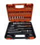 53 Piece Ratchet Socket Wrench Set 1/4 Dr
