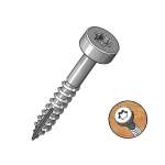 1" Pocket Screws Pan-head Coarse T20 - 1000PCS 5211