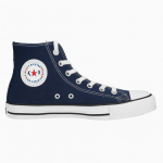 K7 Star Canvas High-top Sneaker Navy Unisex - Speedtrainer