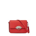 K signature Fan Medium Crossbody Bag -red