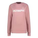 Women's Casual Cotton Long Sleeve Sweatshirt Dusty Pink - Medium