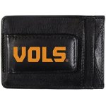 Siskiyou Sports Ncaa Tennessee Volunteers Logo Leather Cash & Cardholder Black Slim