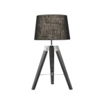 Camilla Table Lamp Black Or Beige - Beige