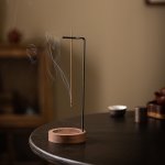 1PC Creative Metal Incense Holder Zen-style Home Decor Incense Burner Idea Fragrant Gift Inverted Incense Holder Indoor Sandalwo