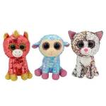 Plush Sequins Big Eye Animals