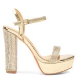 Goldair Gold Shiny Platform Sandal