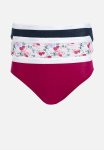 Jockey 3 Pack Print French Cut - Navy flower Patch red