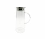 Regent Borosilicate Glass Water Jug And Stainless Steel Lid 1.35LITRE