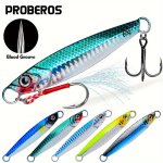 Proberos Premium Metal Jig Fishing Lure - Versatile Sizes 17G To 60G Ideal For Bass Salmon & More - Perfect For Long Casts &