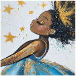 Fabric Paint Panel Starry Dancer