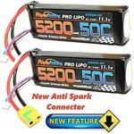 Powerhobby 3S 11.1V 5200MAH 50C Lipo Battery 2 Pack W XT90 Connector