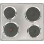 Defy Slimline 4 Solid Plate Hob No Control Panel Stainless Steel