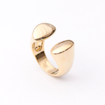 Chunky Wrap Gold Ring - 8 Gold