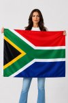 South African Extra Large Hand Waving Flag 90X60CM